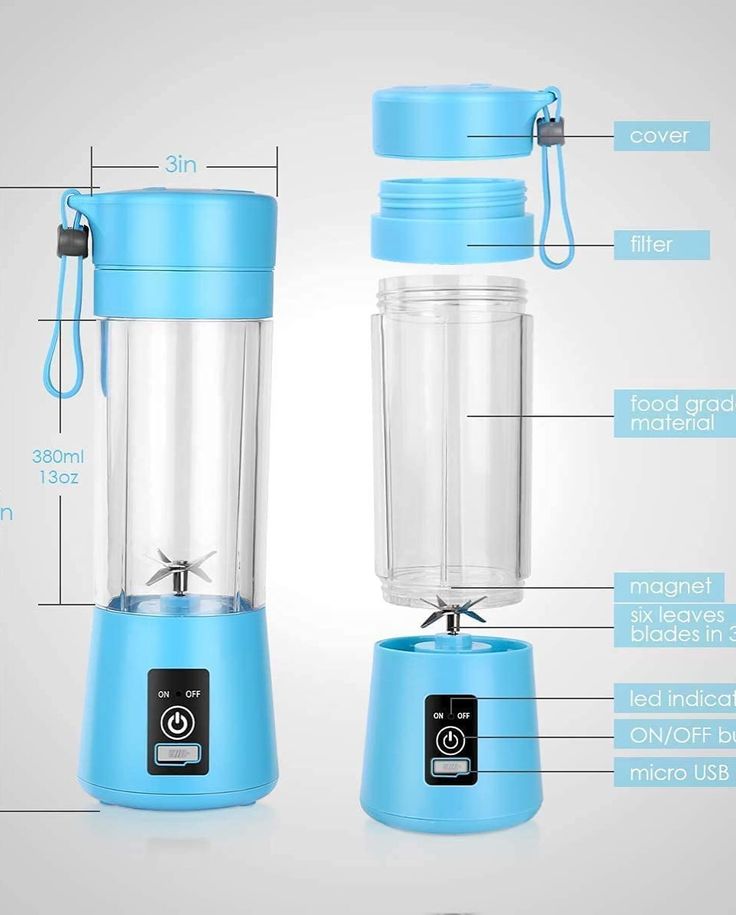 Mini Portable Blender – USB Rechargeable Smoothie Maker