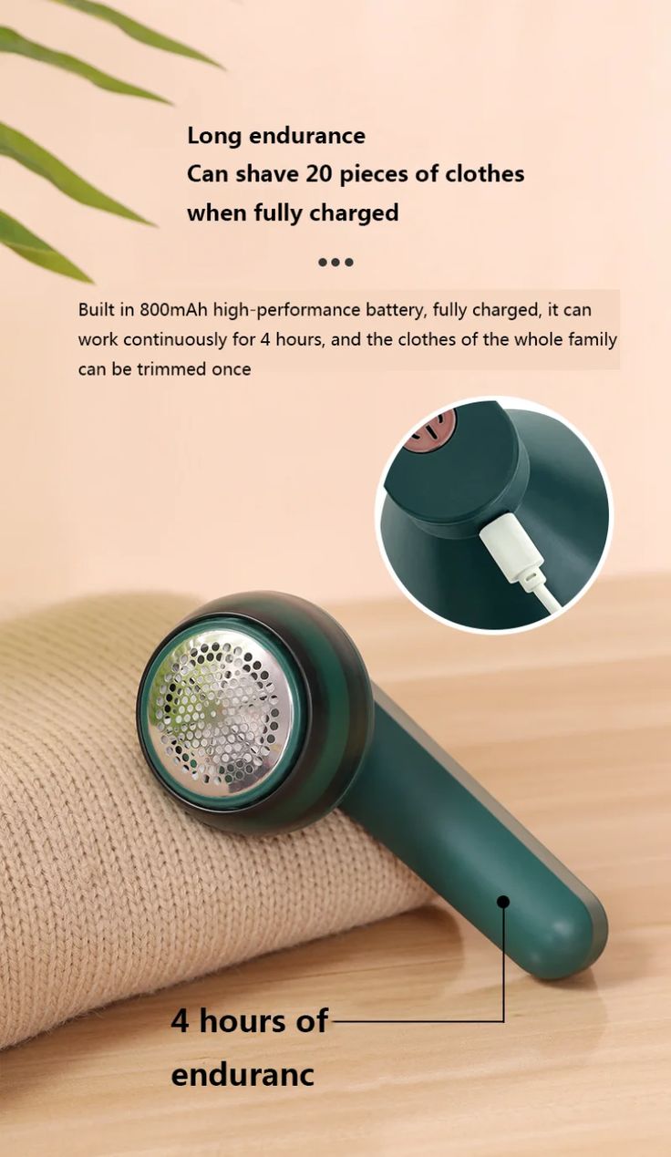 Portable Electric Lint Remover - Make Clothes Look New Again